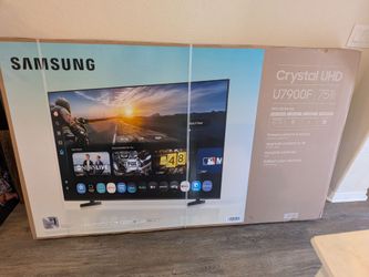 75inch Samsung crystal UHD tv