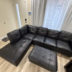 Leather Couch For Sale(Pick up only)
