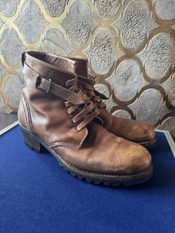 TRUE RELIGION LEATHER Men’s BOOTS Hand Made / Size 10 / Very Good Condition - $55