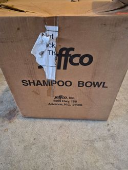 Shampoo sink