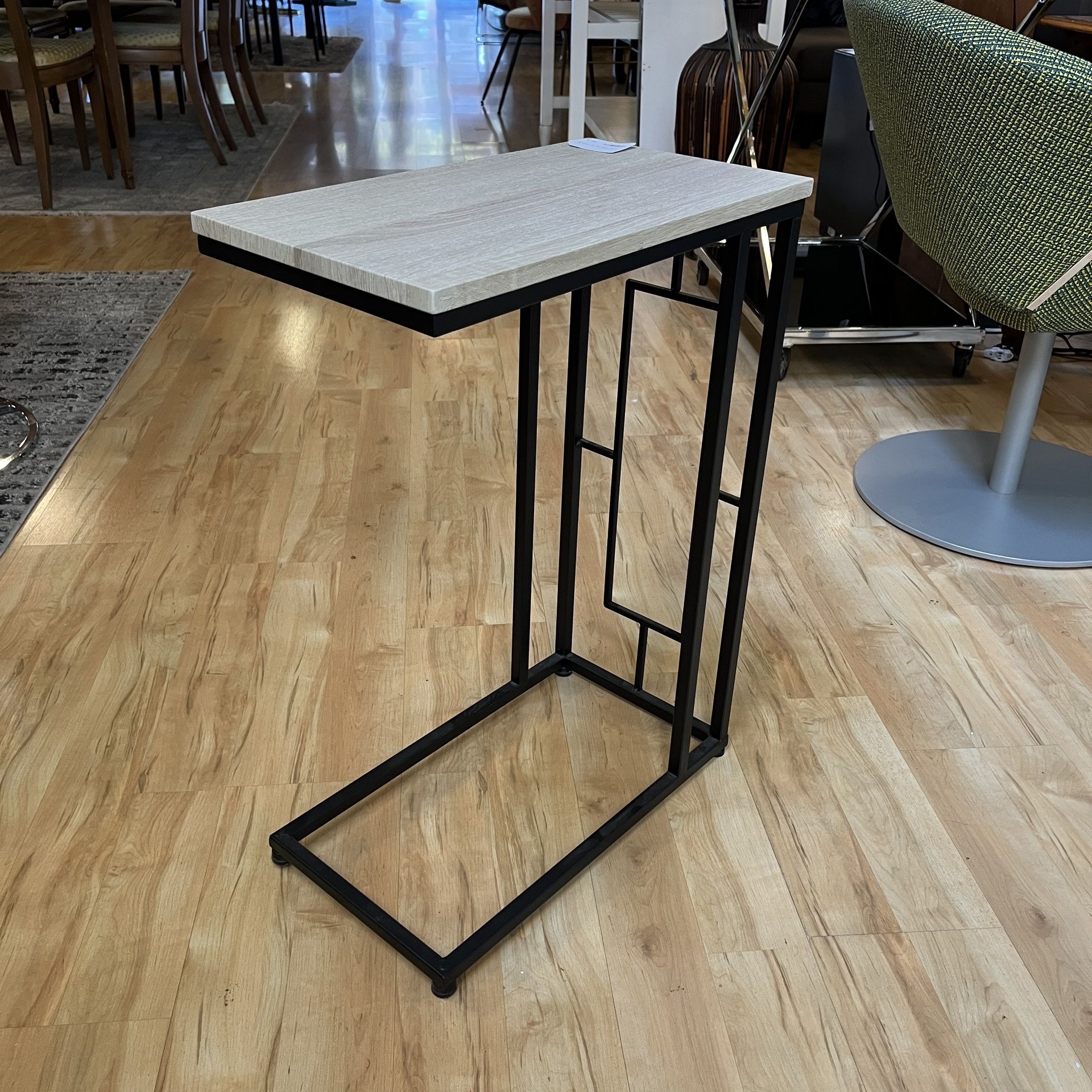 Light Wood Top “C” Table