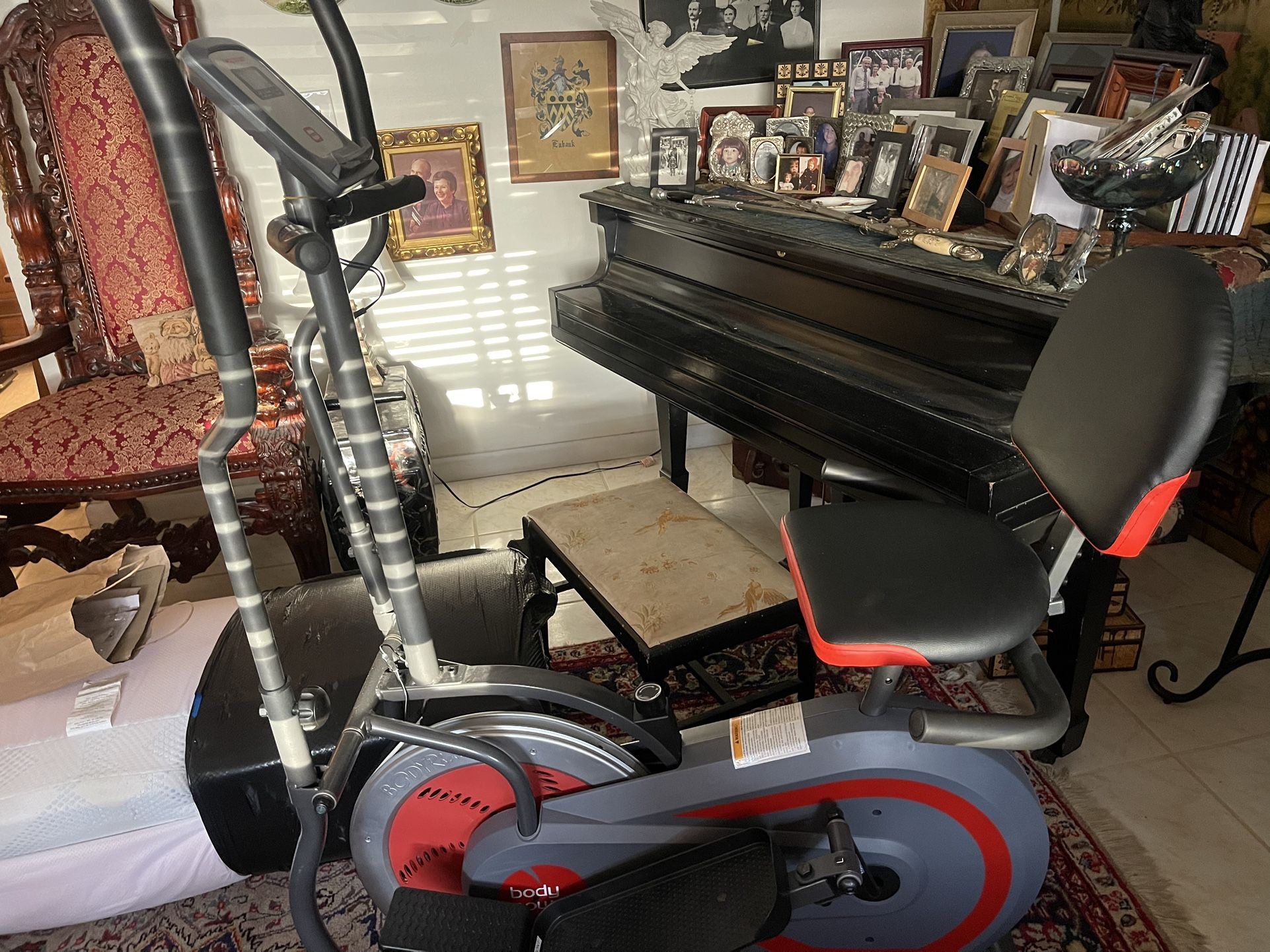 Body Power Trio Trainer Elliptical Exercise Bike