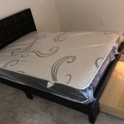 Full  Size Bed Frame With Mattress All New Furniture And Free Delivery 