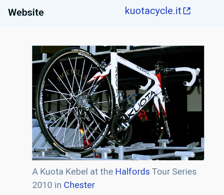 Kuota kebel best sale carbon road bike