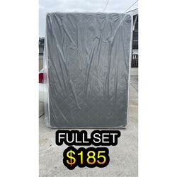 FULL MATTRESS WITH BOX SPRING