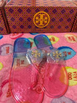 Rainbow Tory Burch sandals