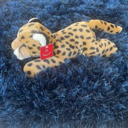 Adorable Stuffed Cheetah 16 Inches Long 