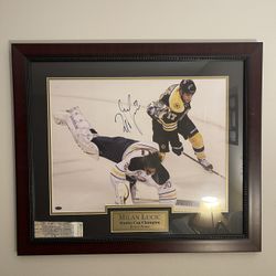 Bruins Milan Lucic Signed Framed Photo