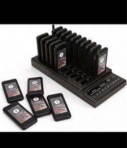 New 20 Pagers Restaurant Pager System Wireless Food Service 3 Alert Modes