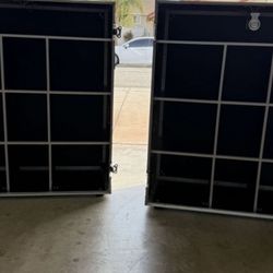 Case/storage units, for equipment or collections ($300 OBO)
