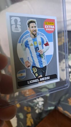 Messi plata extra sticker