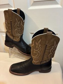LAREDO men’s lodi square toe Wenster boots size 10D
