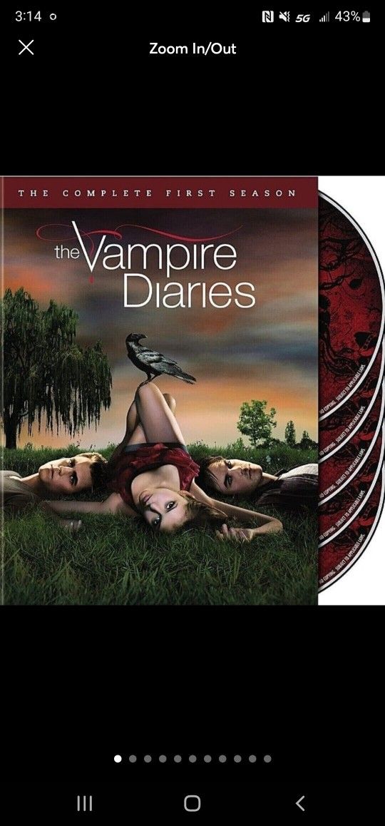 The Vampire Diaries: The Complete First Season. 5 Discs, 22 Episodes (DVD)