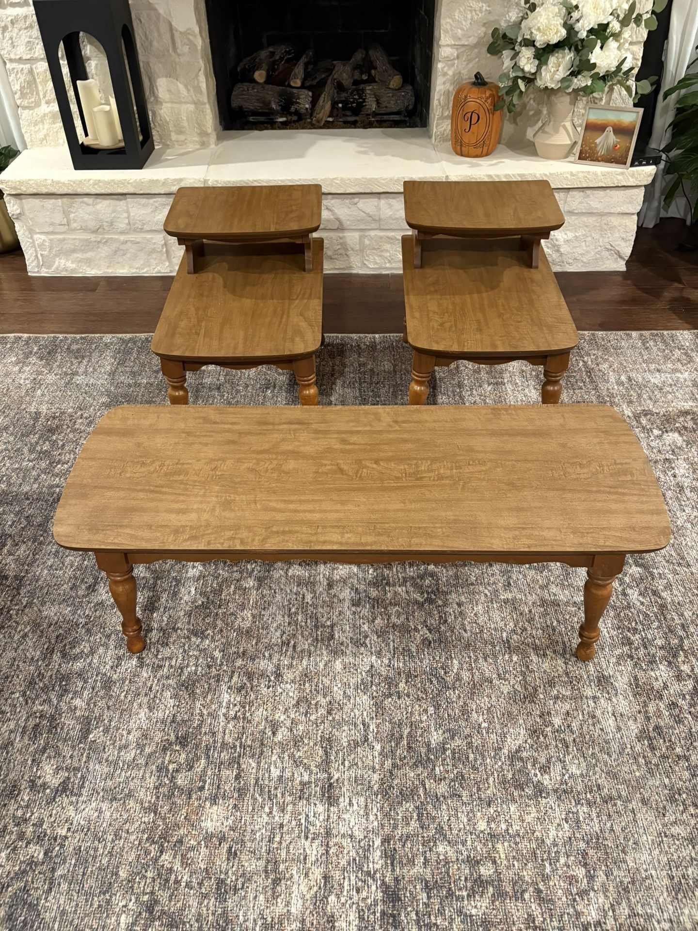 Coffee table and end tables (Map First Please)