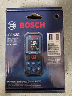 Bosch Blaze Laser Measure GLM165-22 165 ft
