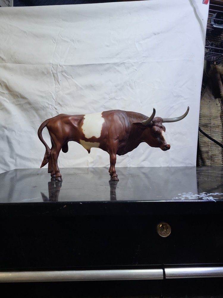 Vintage Breyer Molding Co. Texas Longhorn Bull Model 370