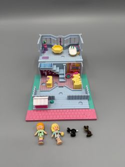 Vintage 1993 Polly Pocket Pollyville Pet Store Complete Set