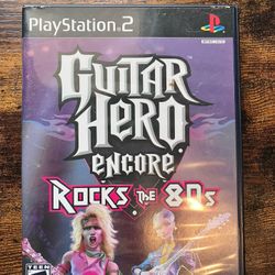 Guitar Hero Encore: Rocks The 80s For PS2