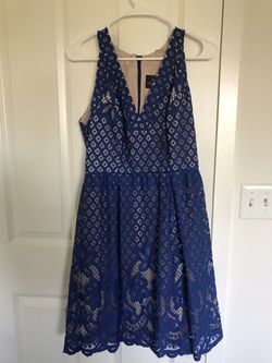 Blue Nordstrom dress