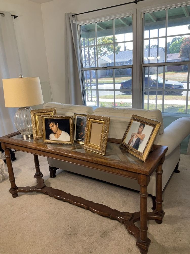 Oak Sofa Table/ Entry Console / Accent Table