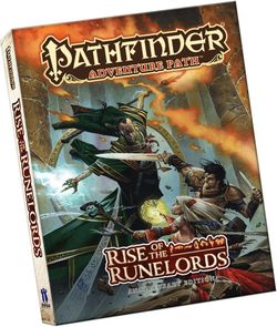 Pathfinder 1E – Rise of the Runelords AE (OUT OF PRINT) – UNUSED, Like New