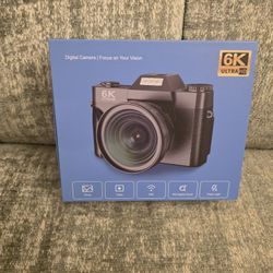 Beginner 6K Digital Camera w/ Memory Card
