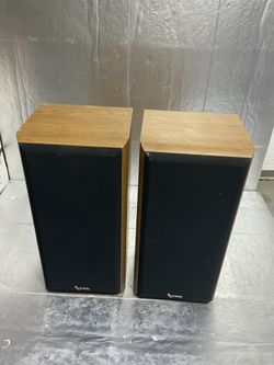 Infinity J390 Speakers In Oak Color Need Re-Foaming