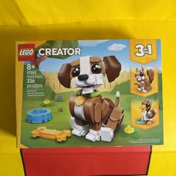 LEGO Creator 3 in 1 Cute Animals Playful Puppy Dog 31382 336 pcs NEW Sealed