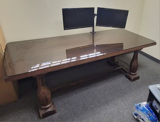 World Market Table With Custom Glass Top