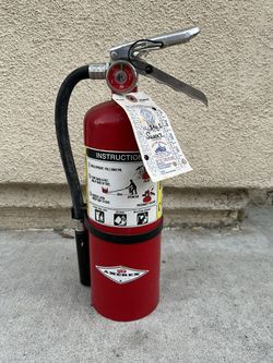 Fire extinguisher Used