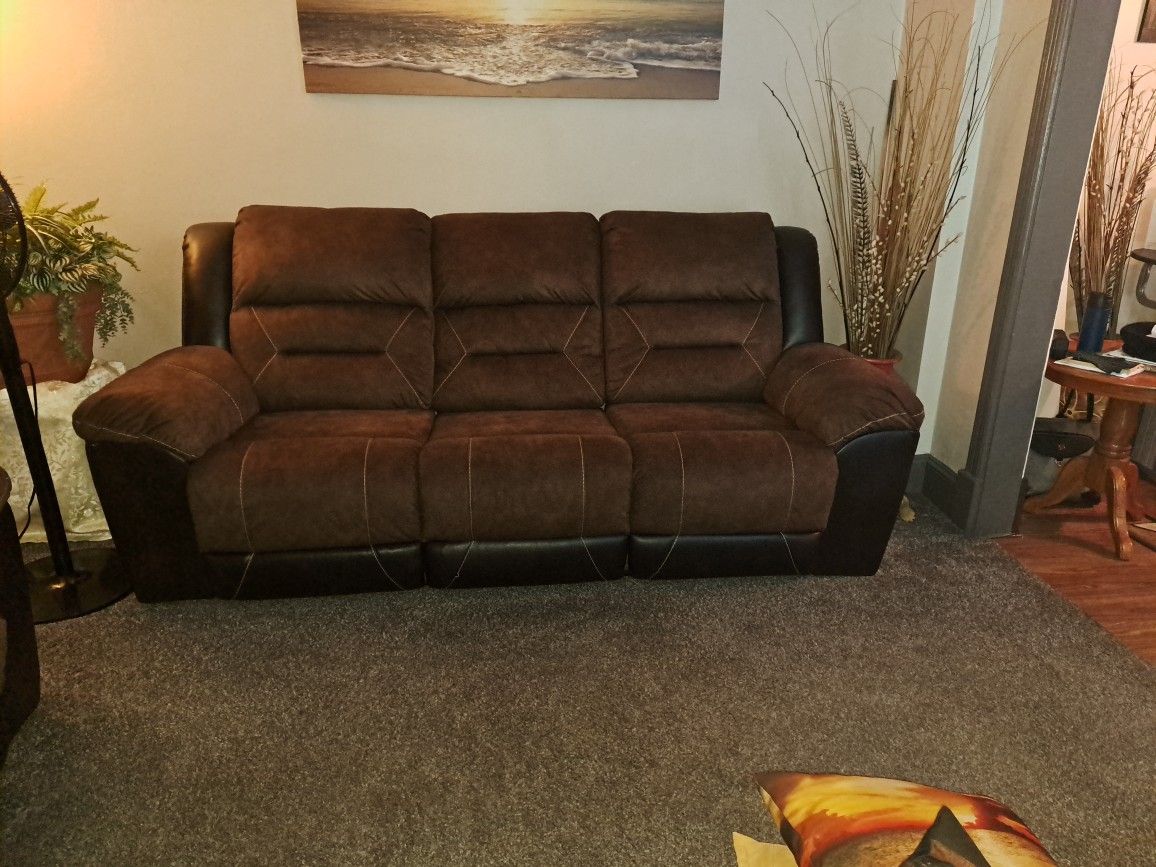 Brown living room set