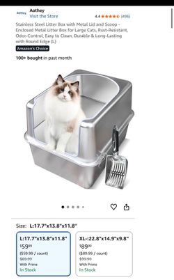 Stainless Steel Litter box