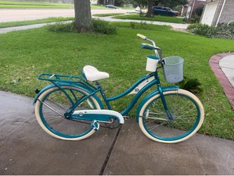 🚲 Huffy Deluxe Women’s Cruiser Bike — Teal