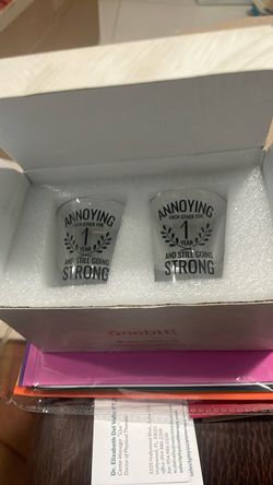 Annoying for 1 year shot glasses