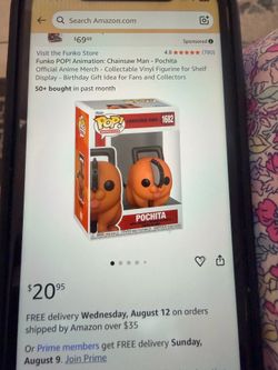 Kids funko pop chainsaw man pouticha