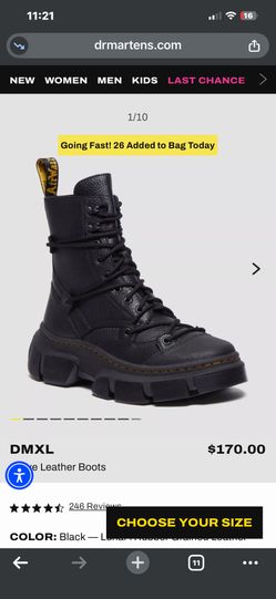 Doc Martens DMXL Size 10M