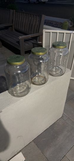 Large glass jars