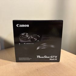 Canon PowerShot G7 X Mark III 20.1MP Point & Shoot 4K Digital Camera. 