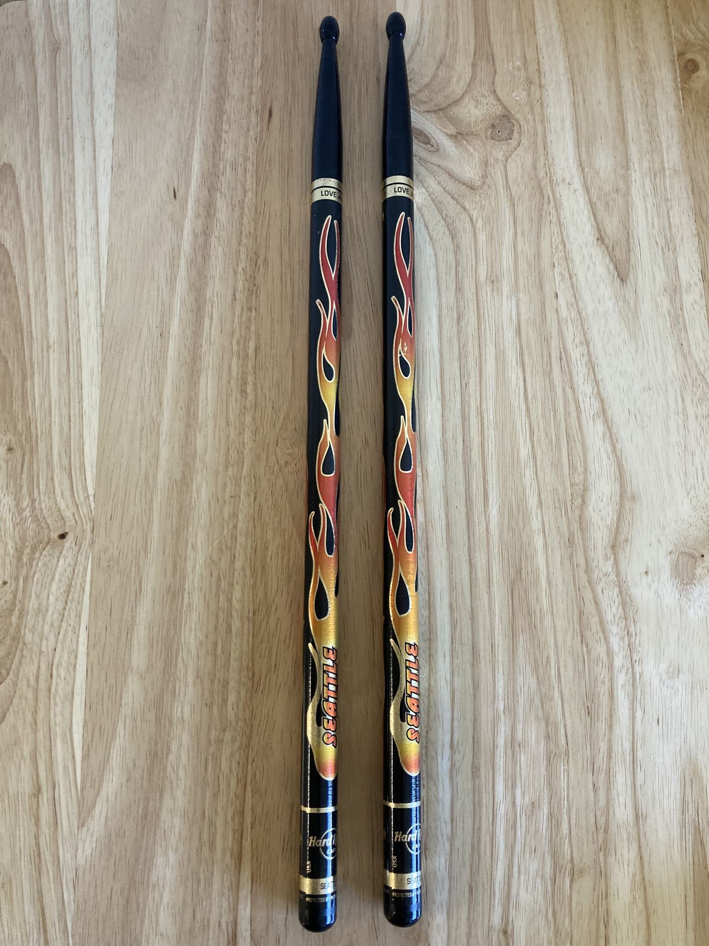 Drumsticks Hard Rock Cafe (Seattle). 