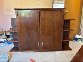 Hand made solid wood cabinet