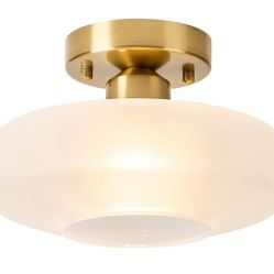 Light with Frosted Glass Shade, (29)