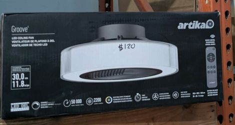 Artika Groove LED Ceiling Fan with Light