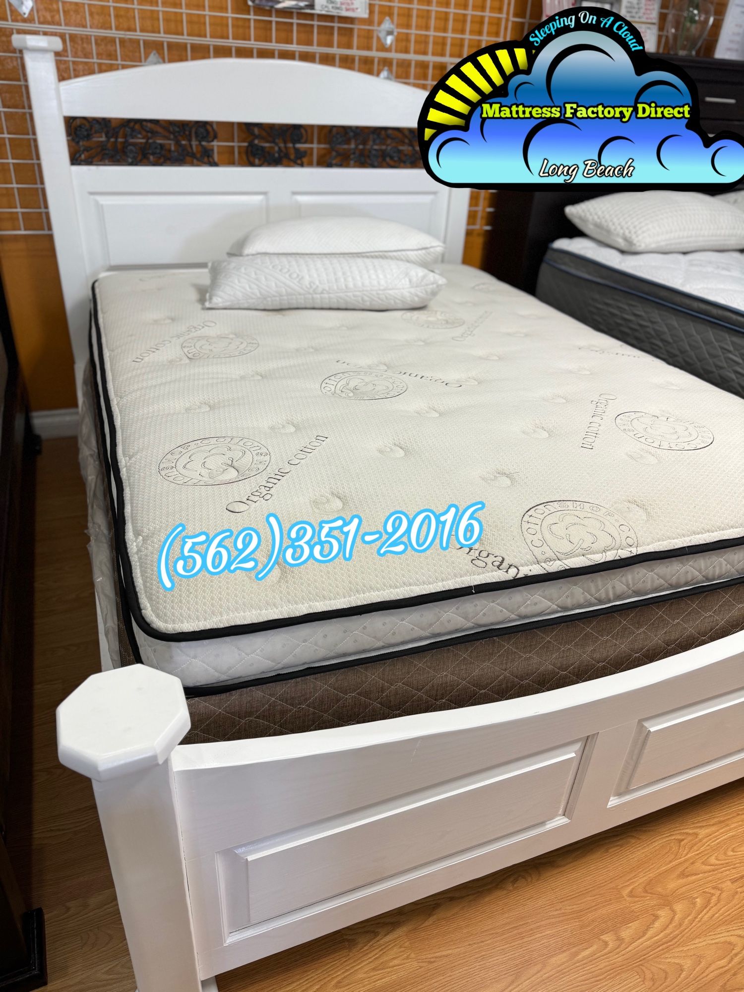 Royal Memory Foam Queen Mattress And Box Set New Cama