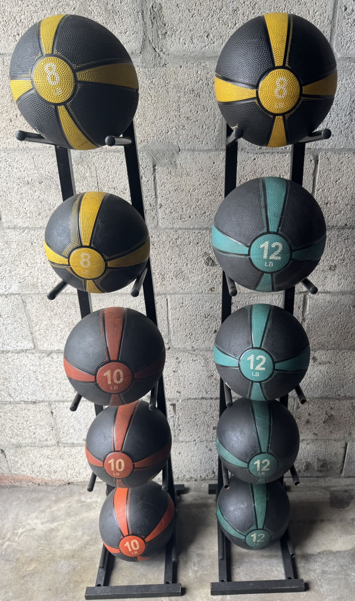 Medicine And Exercise Ball Set Rack