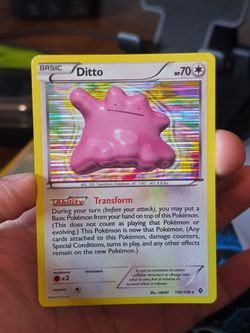 Ditto Holo Rare Pokémon Card 108/149