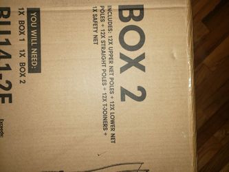 NO TRAMPOLINE!!!!! ONLY top half Safety netting box 2