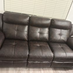 Leather couch