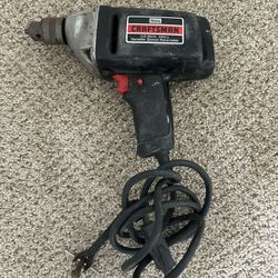 Sears Craftsman 3/8 Inch Drill Corded Variable Speed Reversible | Made In USA