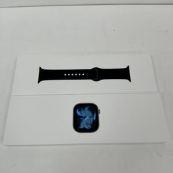 Factory Unlocked Apple Watch Series 11 46MM Space Gray Aluminum Black Sport Band