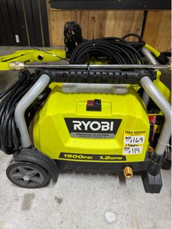 Ryobi electric 1900psi pressure washer